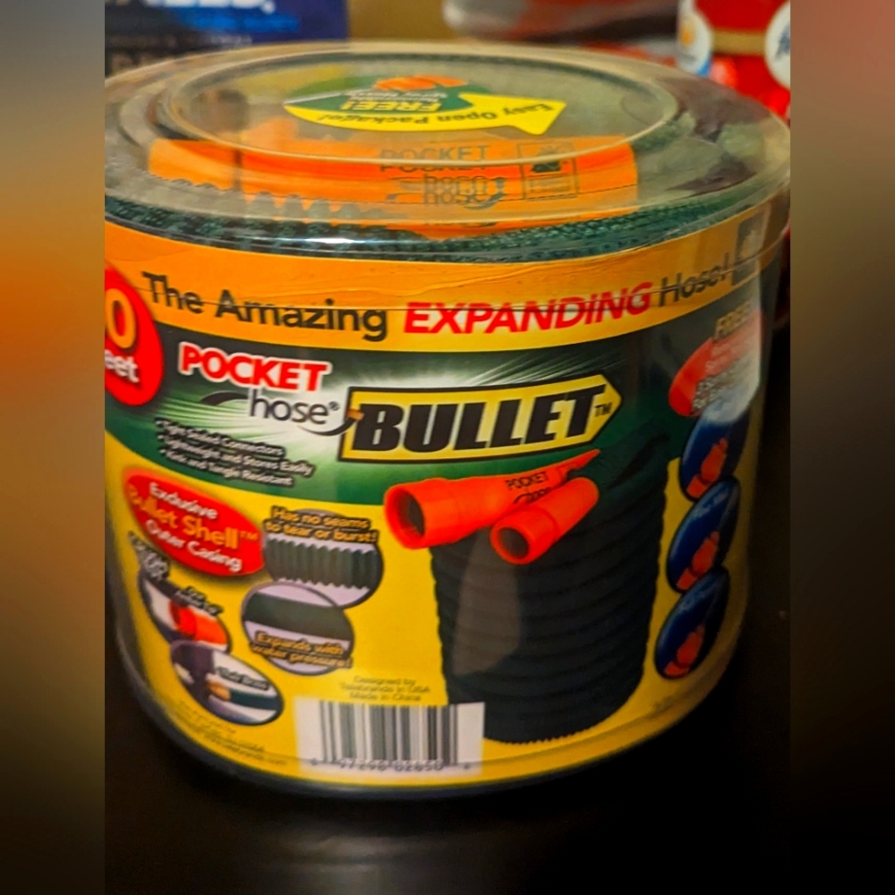 50' Bullet Green Expanding Pocket Hose